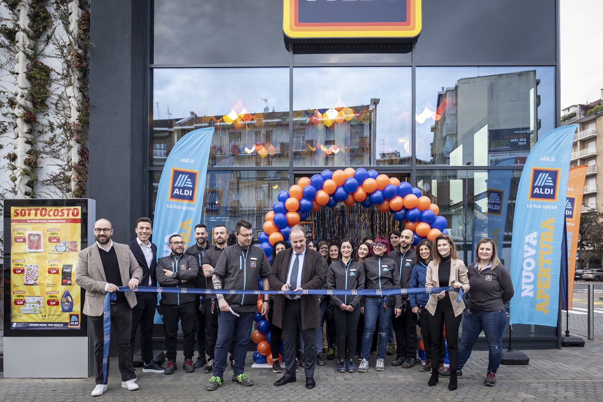 ALDI nuova apertura Torino Via Borgaro 2