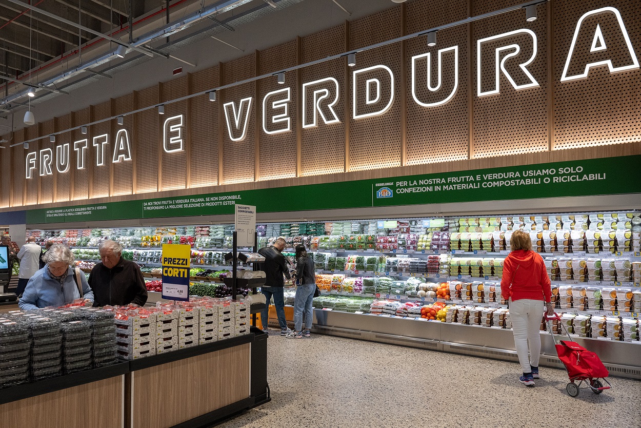 Esselunga Ravenna reparto frutta e verdura